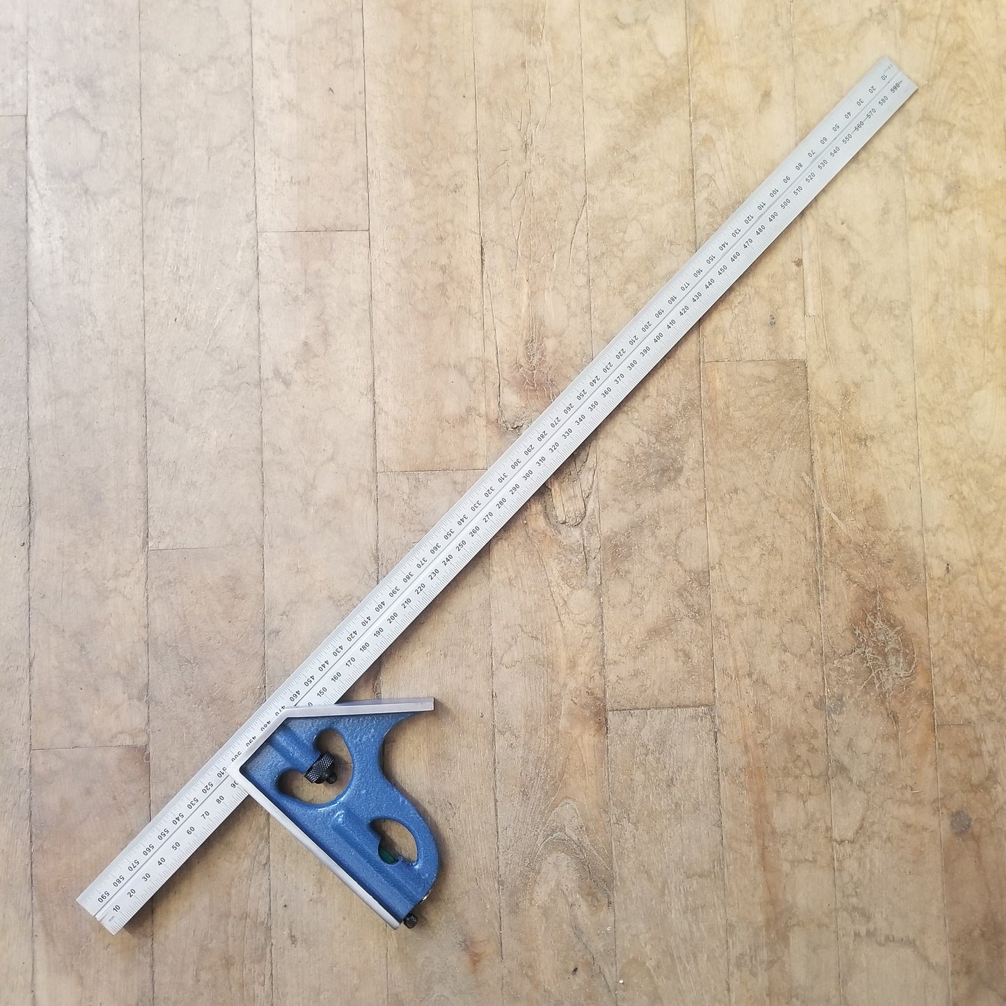 PEC 24" Combination Square .5mm/mm Both Sides, Body Is A First, Rule Is A Blem (7188-024)