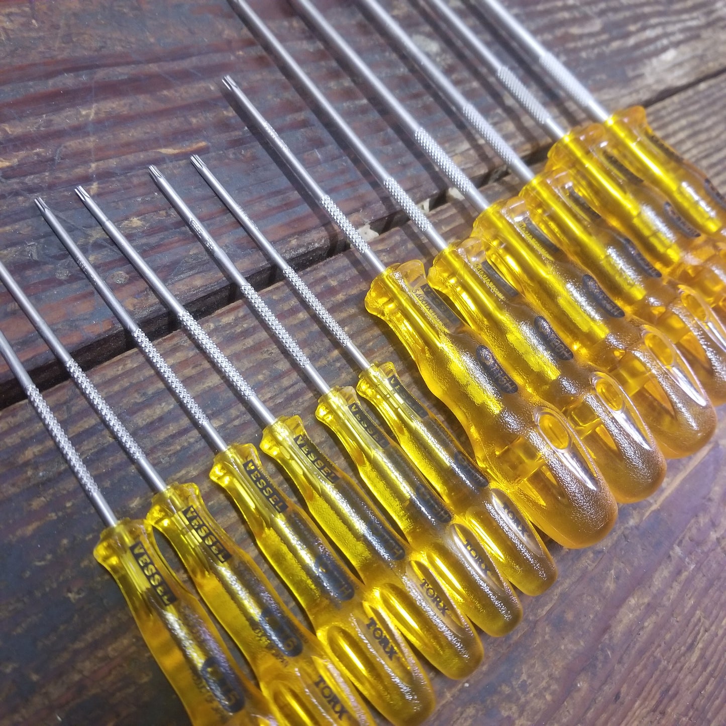 Vessel 12pc Torx Power Grip Screwdriver Set (V5400TORX)