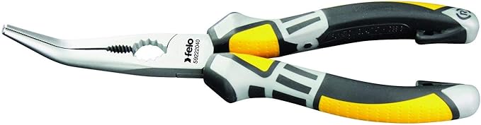 Felo 45 Degree 8" Curved Chain Nose Radio Pliers (63785)