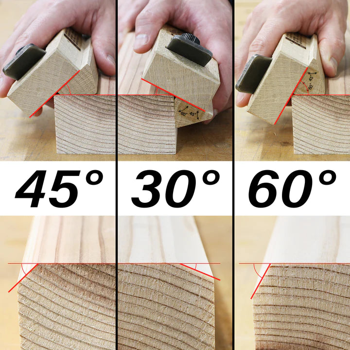 Kakuri Chamfer Plane (Adjustable Angles 30°, 45°, and 60°) (12619)