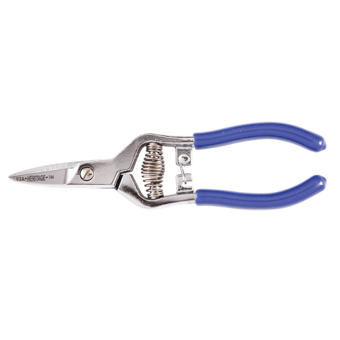 Klein Cutlery Heritage 6 3/4'' Spring Action Snip (744)