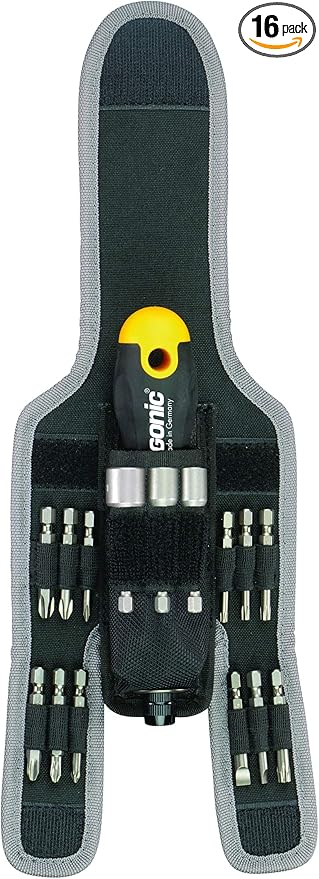 Felo Ergonic 16 pc K Ratchet Belt Pouch Set (64513)