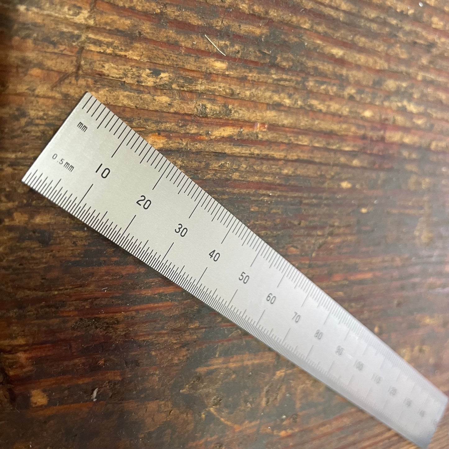 Shinwa Stainless Steel 6" Rigid Rule SAE/Metric (H-3412A)