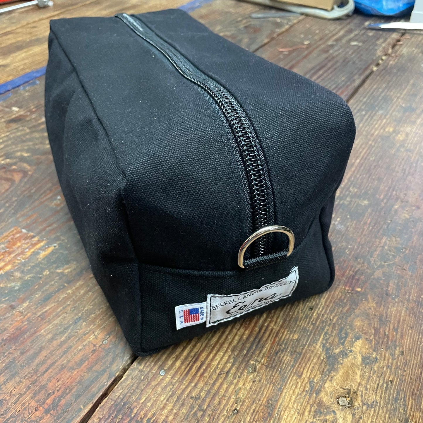 Beckel Canvas Large Black Necessities Bag (CL612NIT)