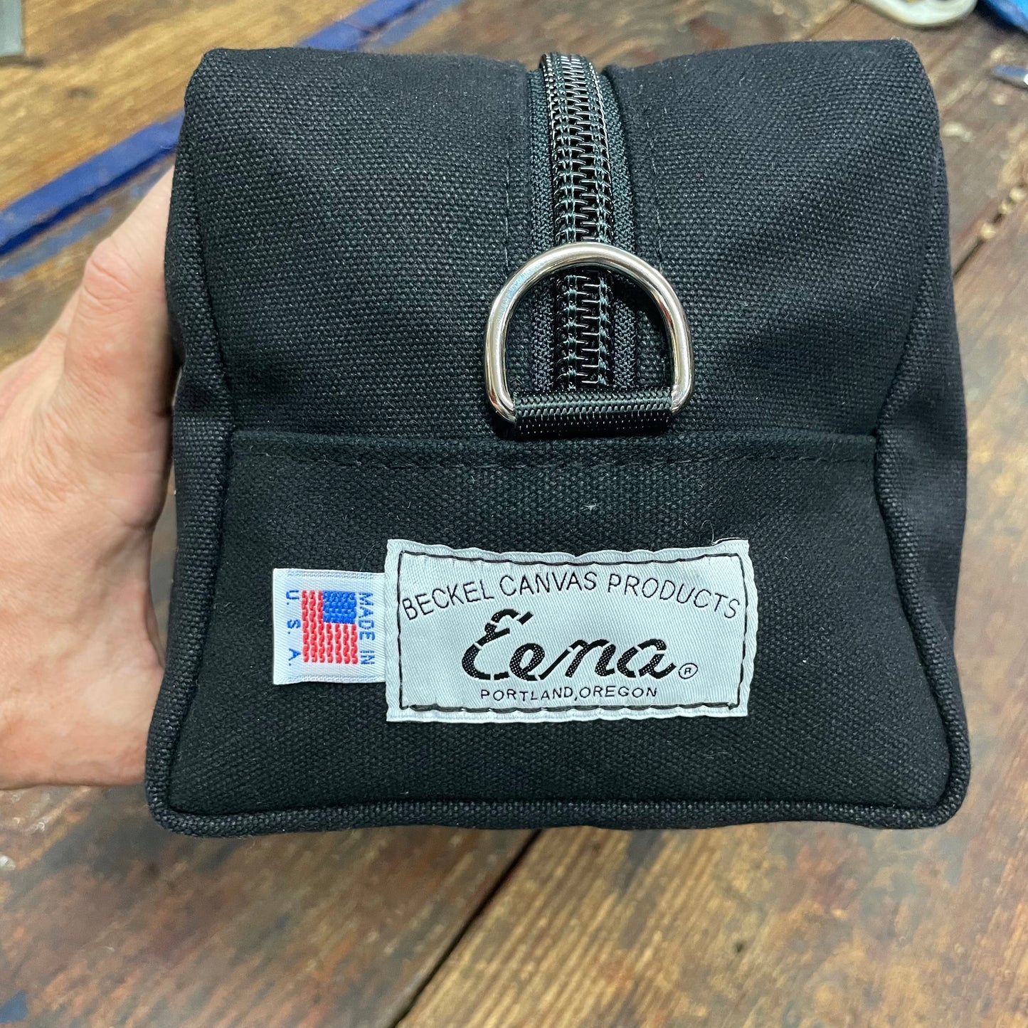 Beckel Canvas Large Black Necessities Bag (CL612NIT)