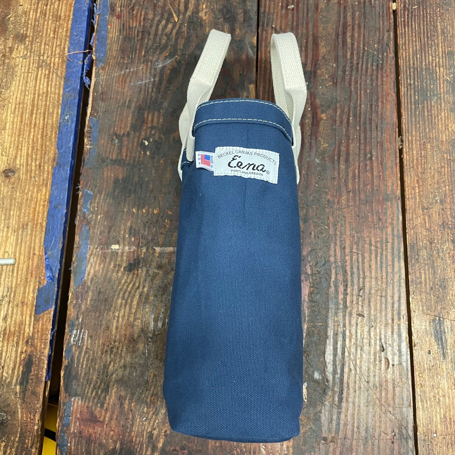 Beckel Canvas Navy Blue Divided Tool Tote (CL330-NAV)