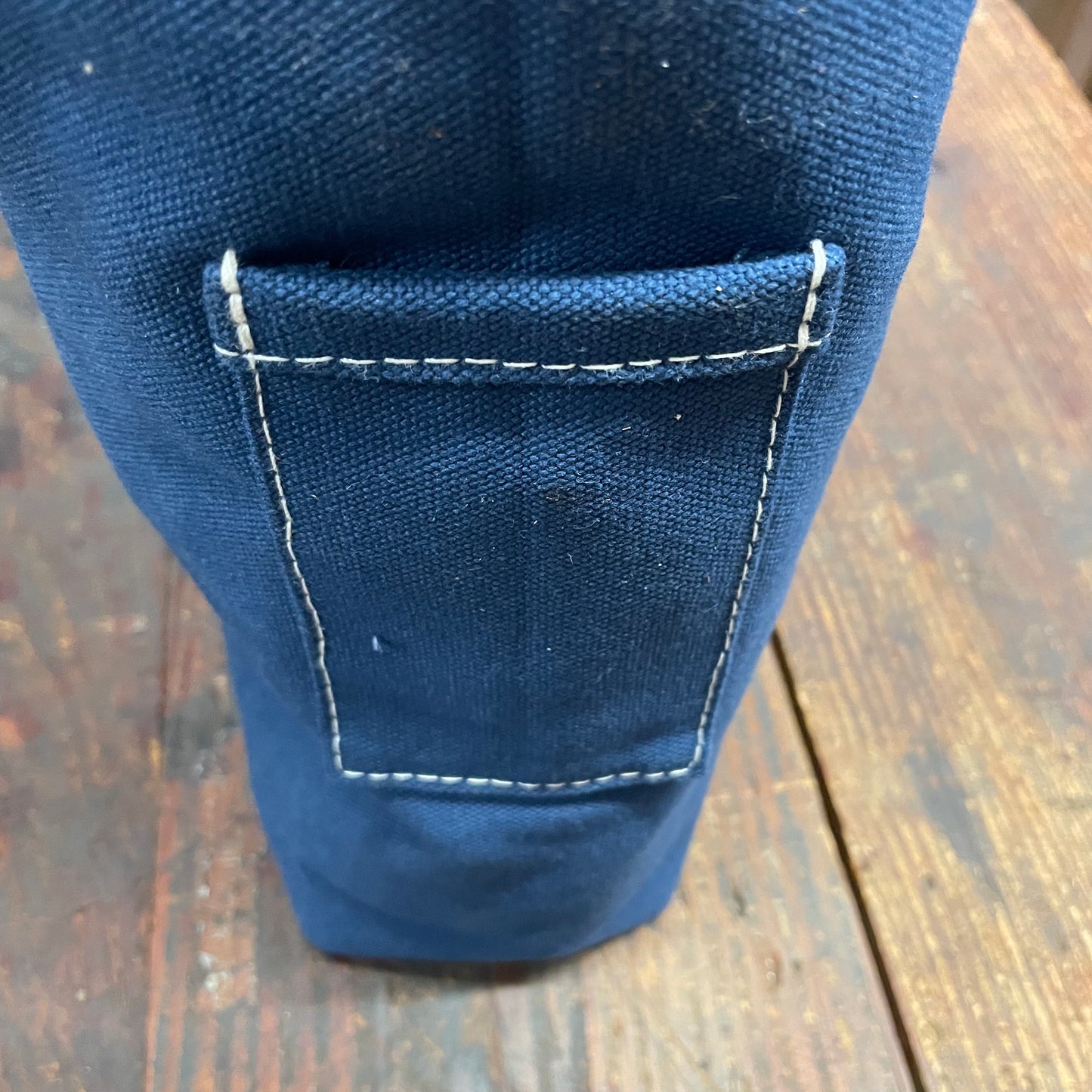 Beckel Canvas Navy Blue Divided Tool Tote (CL330-NAV)