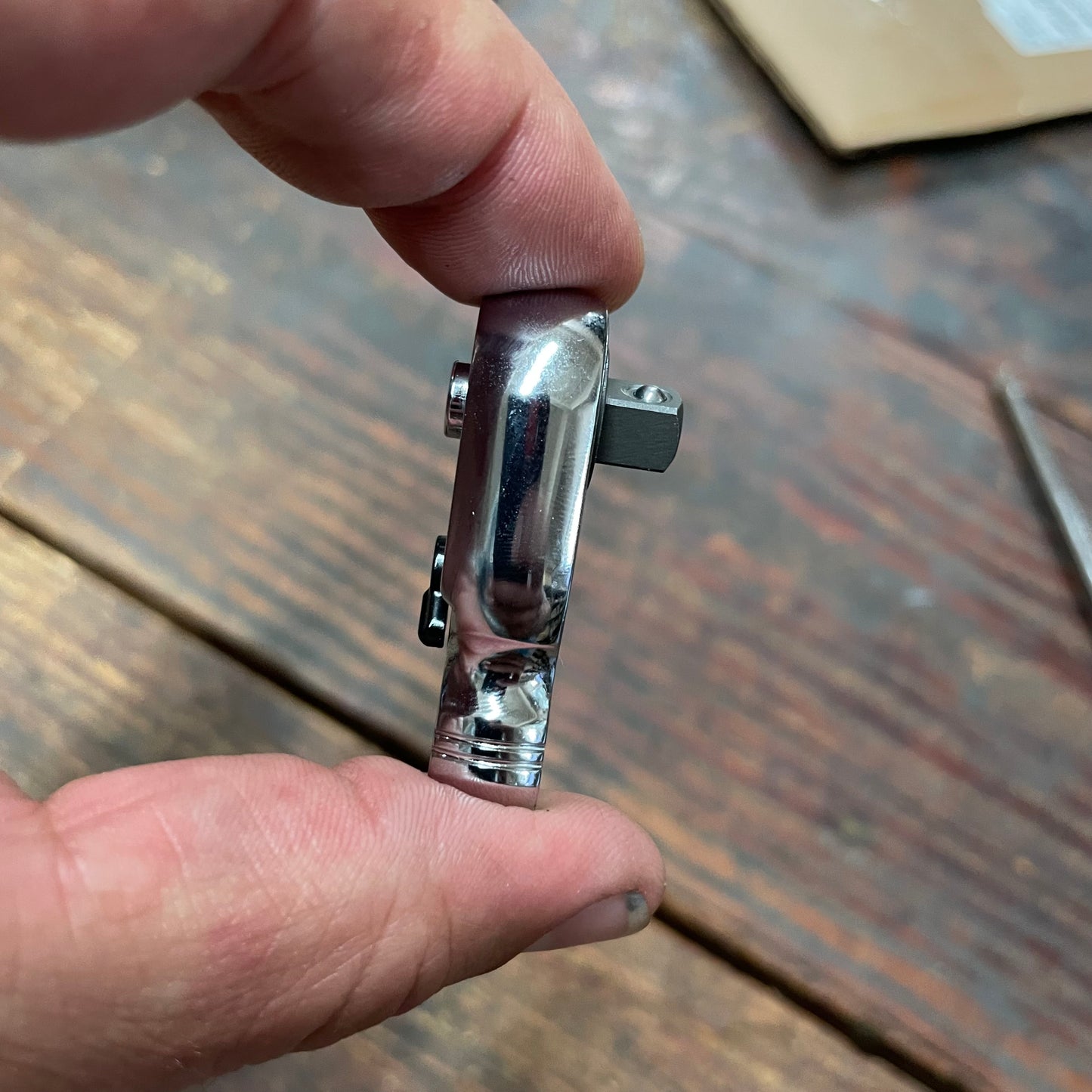 Nepros 1/4" Dr. Super Stubby 2" Ratchet 90 Teeth (NBR290H)