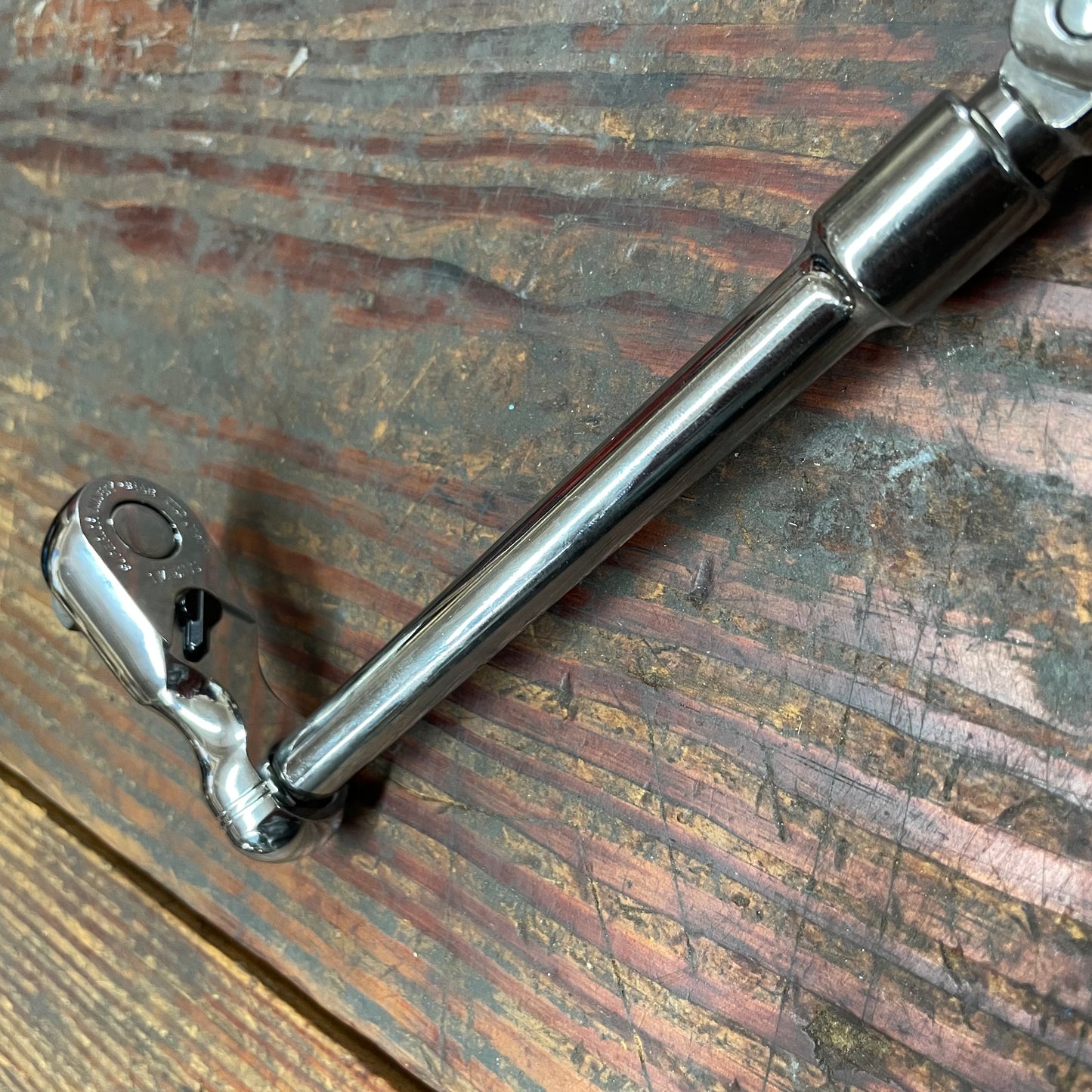 Nepros 3/8" Dr. Stubby Handle Ratchet 90 Teeth (NBR390AH)