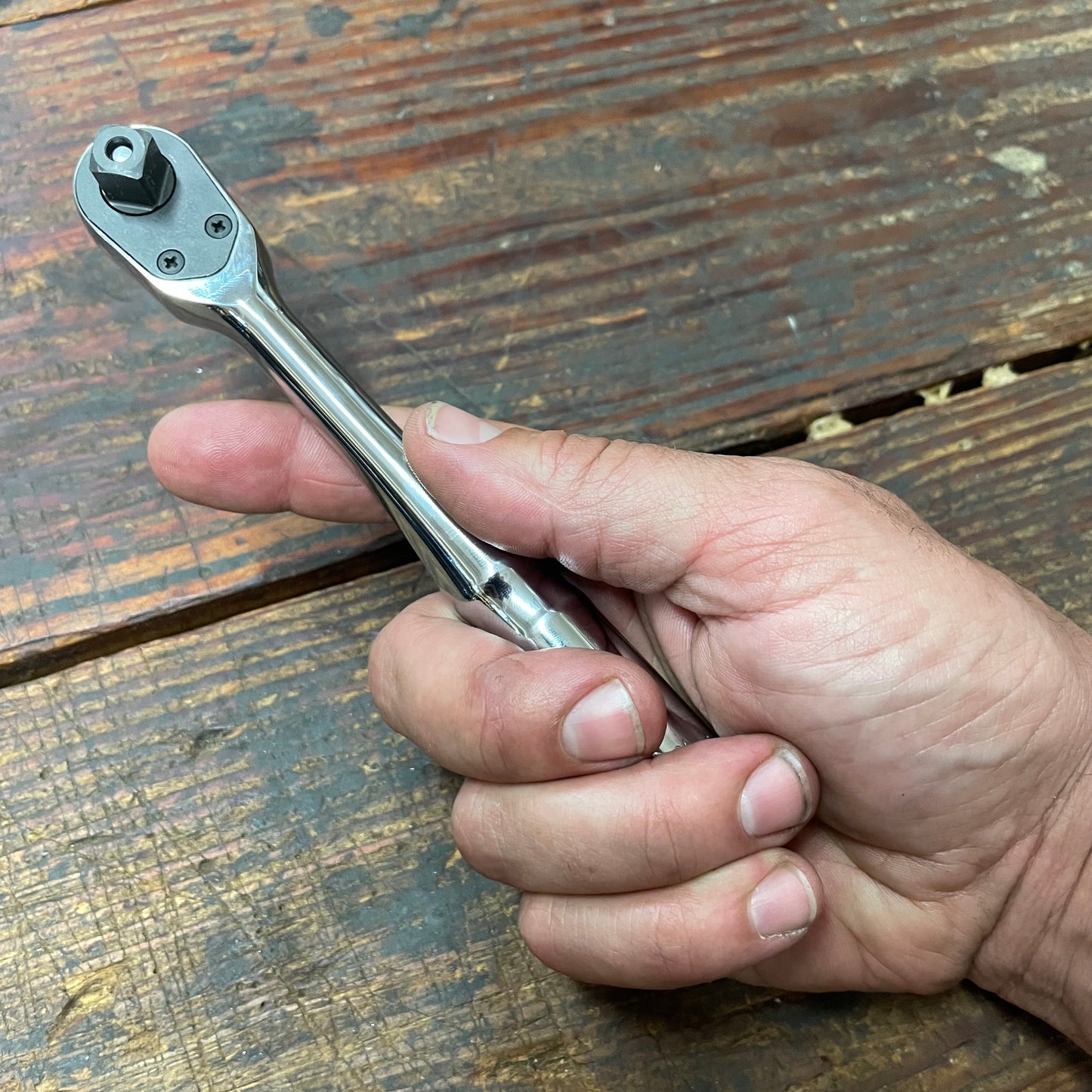 Nepros 3/8" Dr. 7" Ratchet 90 Teeth (NBR390A)