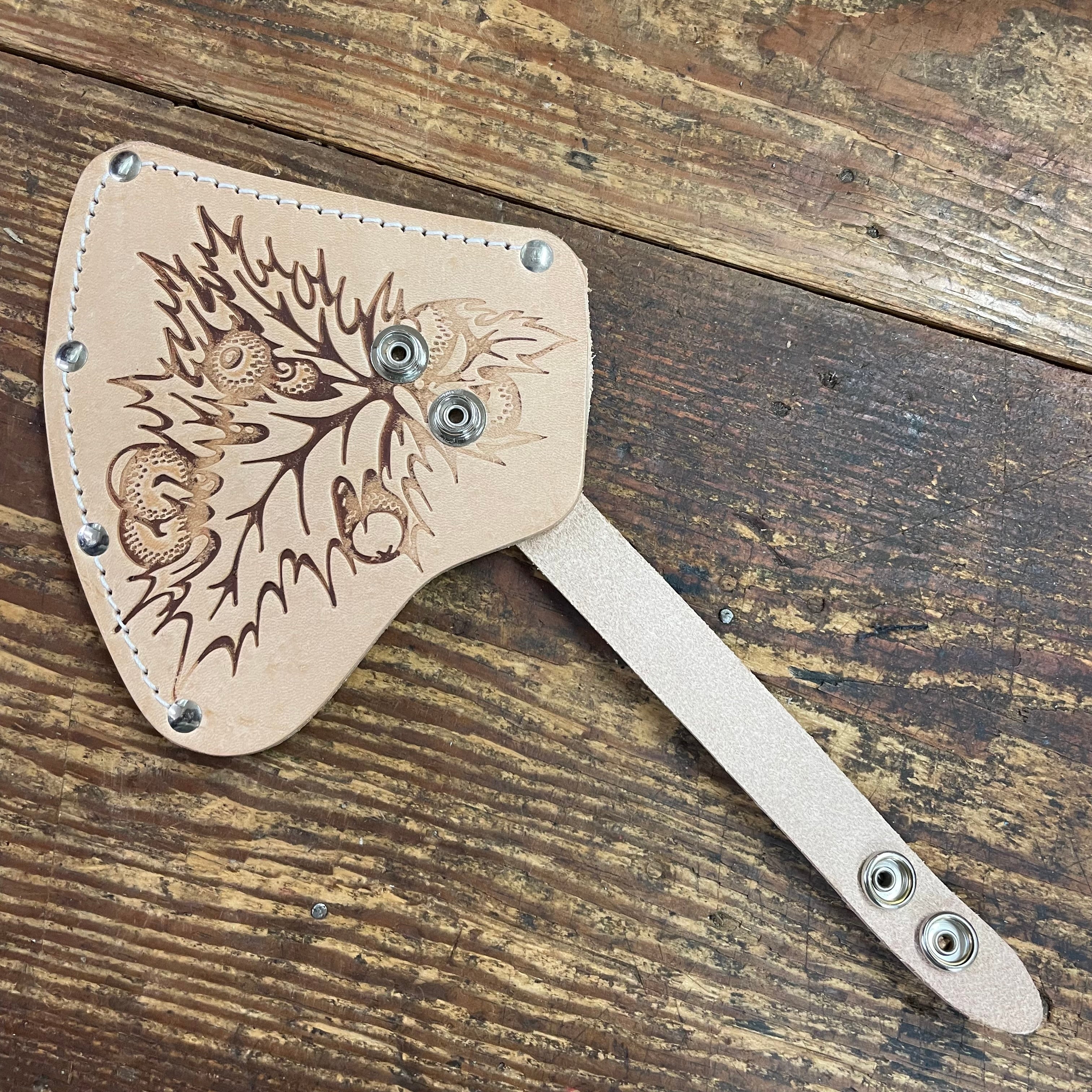 No. 5 US Made Top Grain Leather Axe Sheath (Fits 26