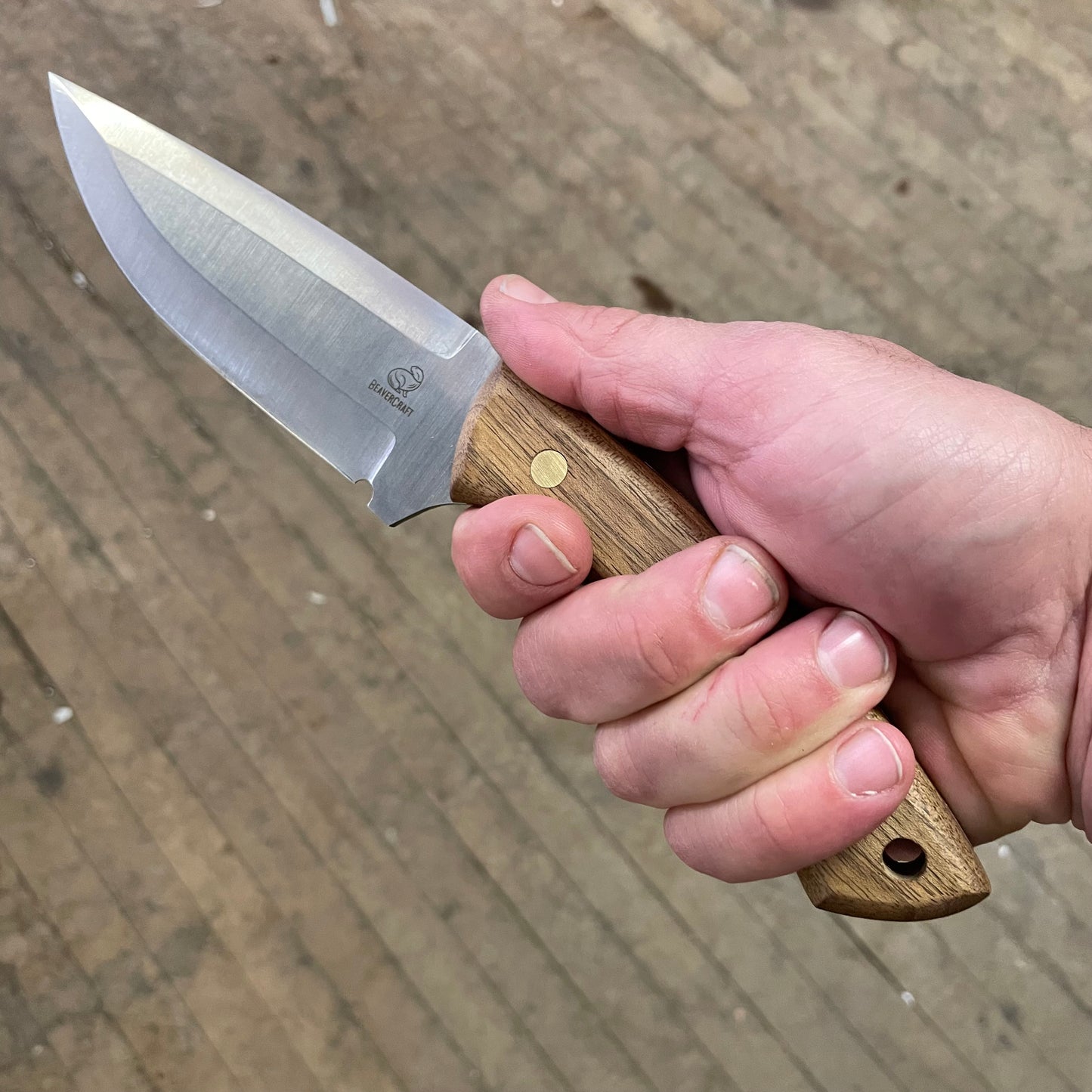 BeaverCraft Full Tang Hunter with Sheath (BVRHGK1A)