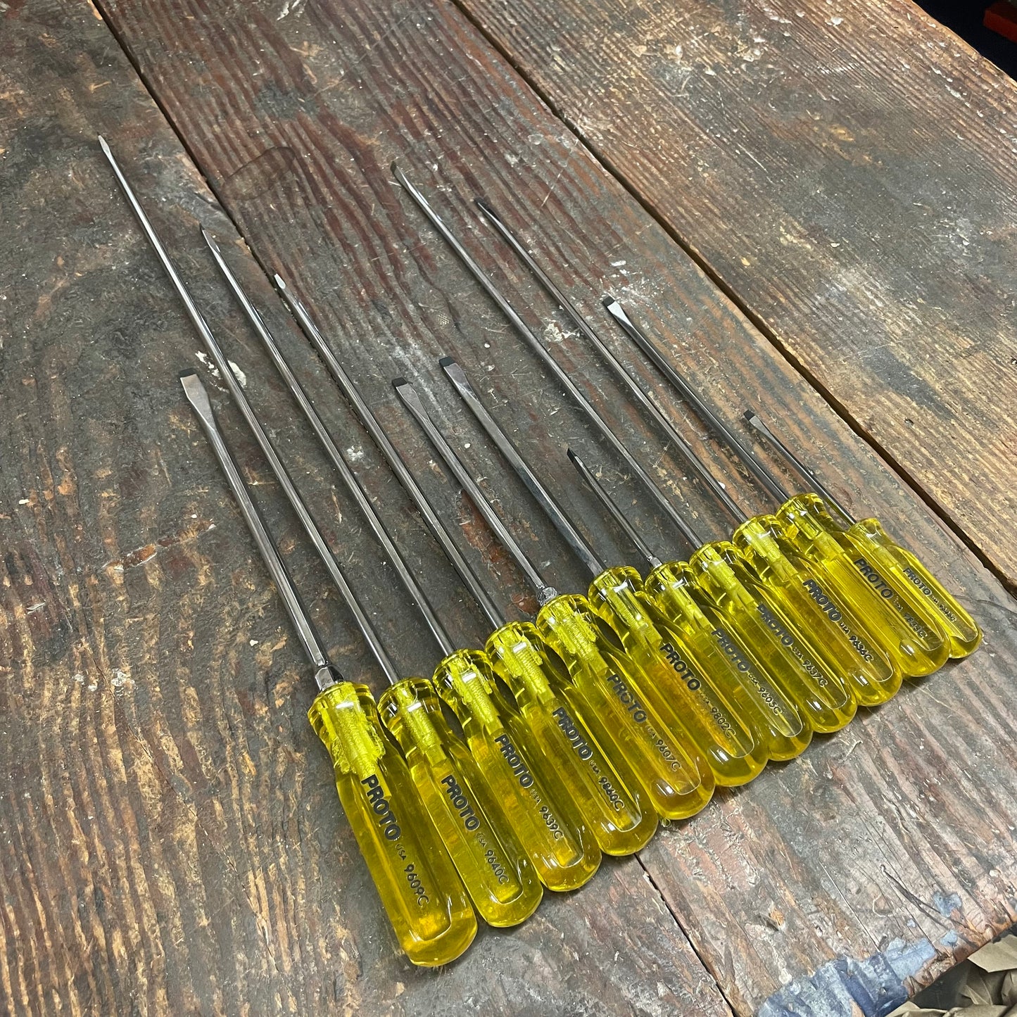 11 pc Proto Slotted Screwdriver Set (PROTO-LG-SET)