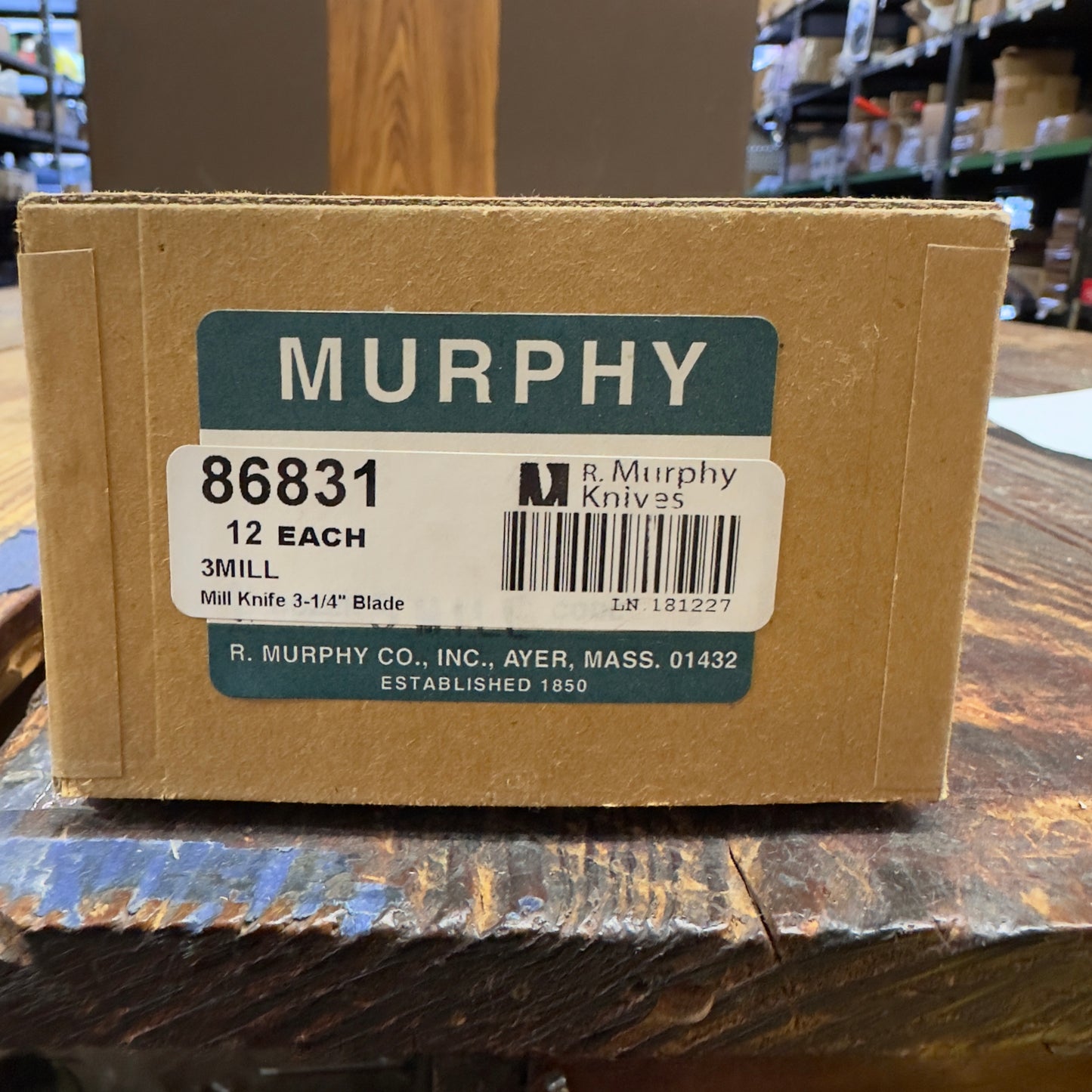 R. Murphy 3 1/4" 15 Gauge Mill Knife (86831) 3MILL