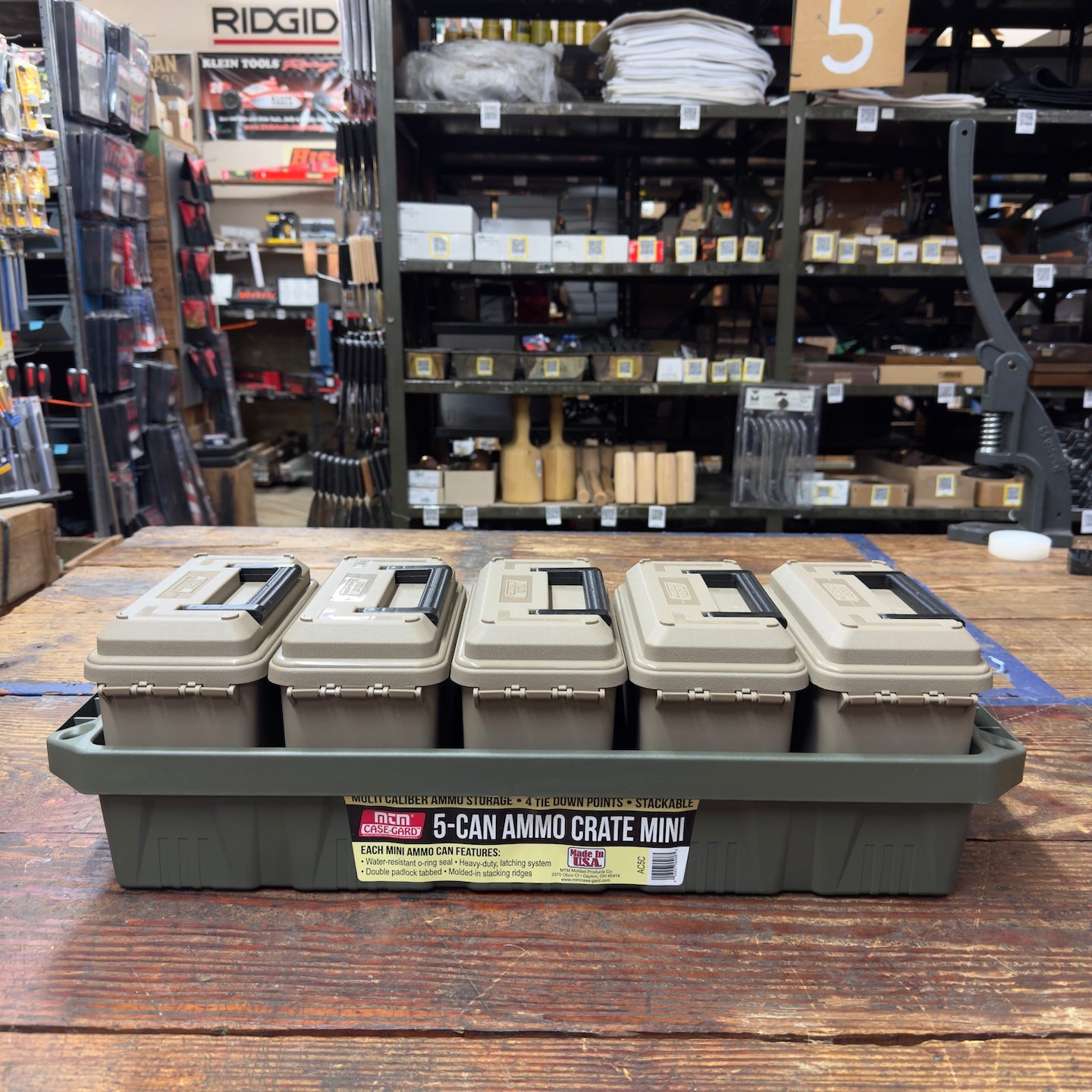 MTM 5-Can Ammo Crate Mini (AC5C) – Harry J. Epstein Co.
