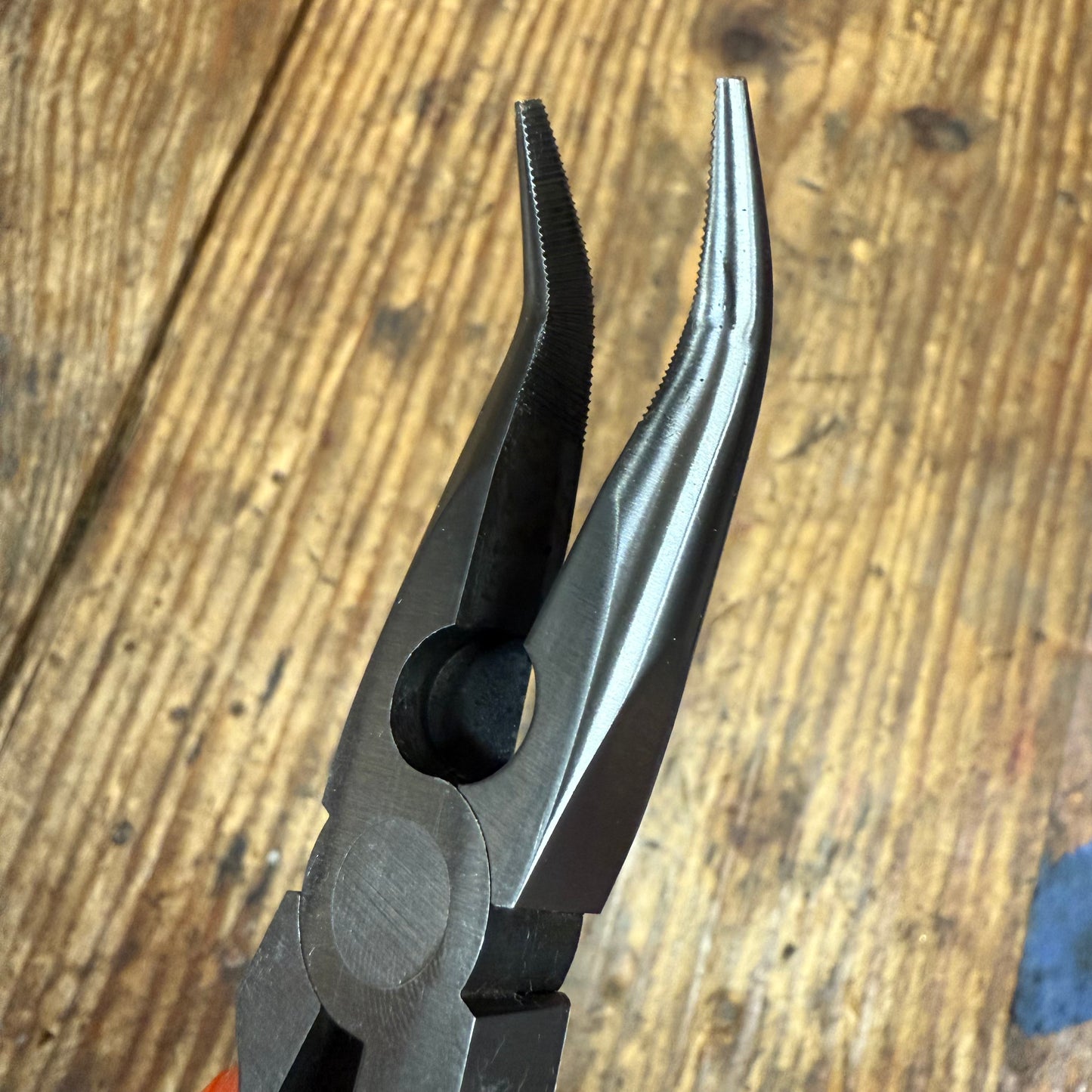 Fujiya 6" Bent Long Nose Pliers (350T-150)