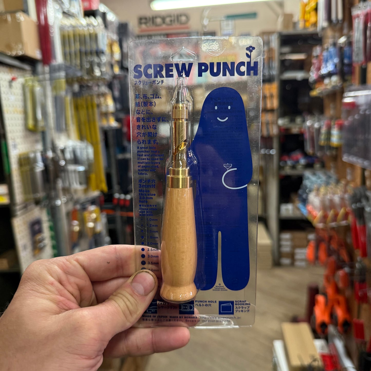 Nonaka Japanese Multipurpose Screw / Hole Puncher (SCREW-PUNCH)