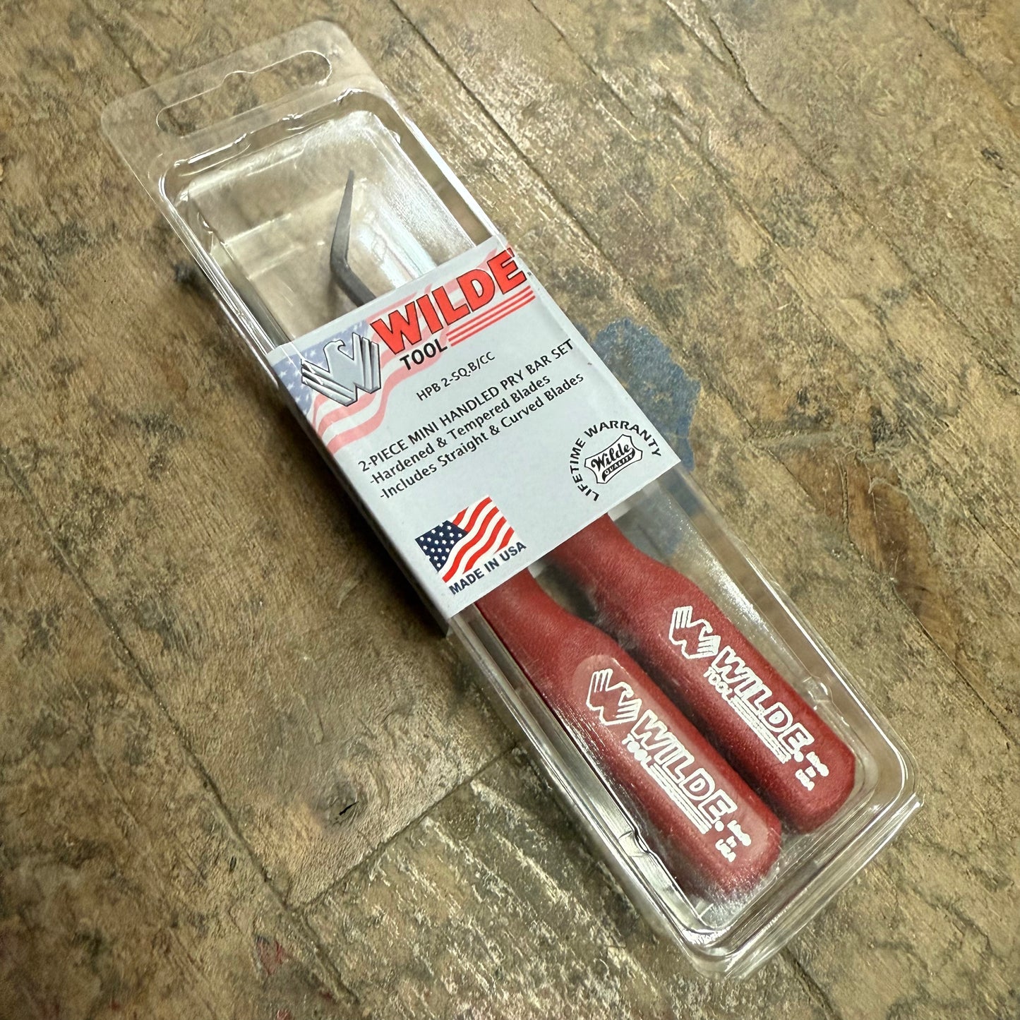 Wilde 2-Piece Mini Pry Bar Set (HPB2-SQ.B)