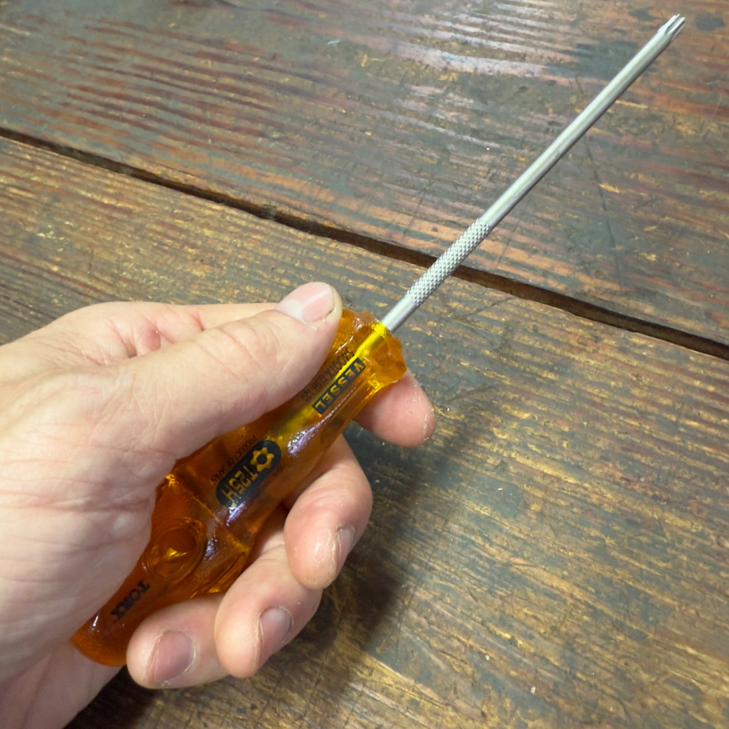 Vessel Torx T25H x 120mm Power Grip Screw Driver (5400TXT25H120)