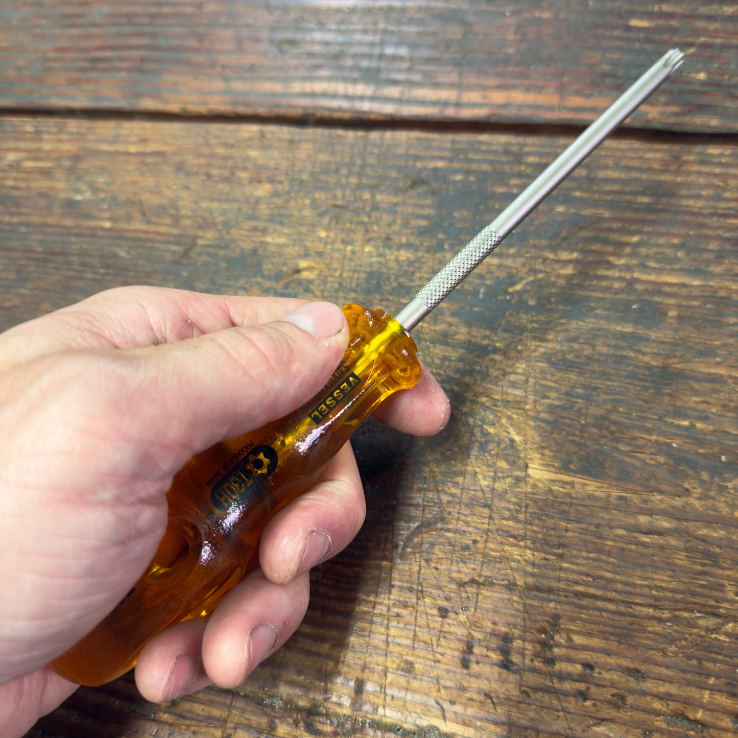 Vessel Torx T30H x 120mm Power Grip Screw Driver (5400TXT30H120)