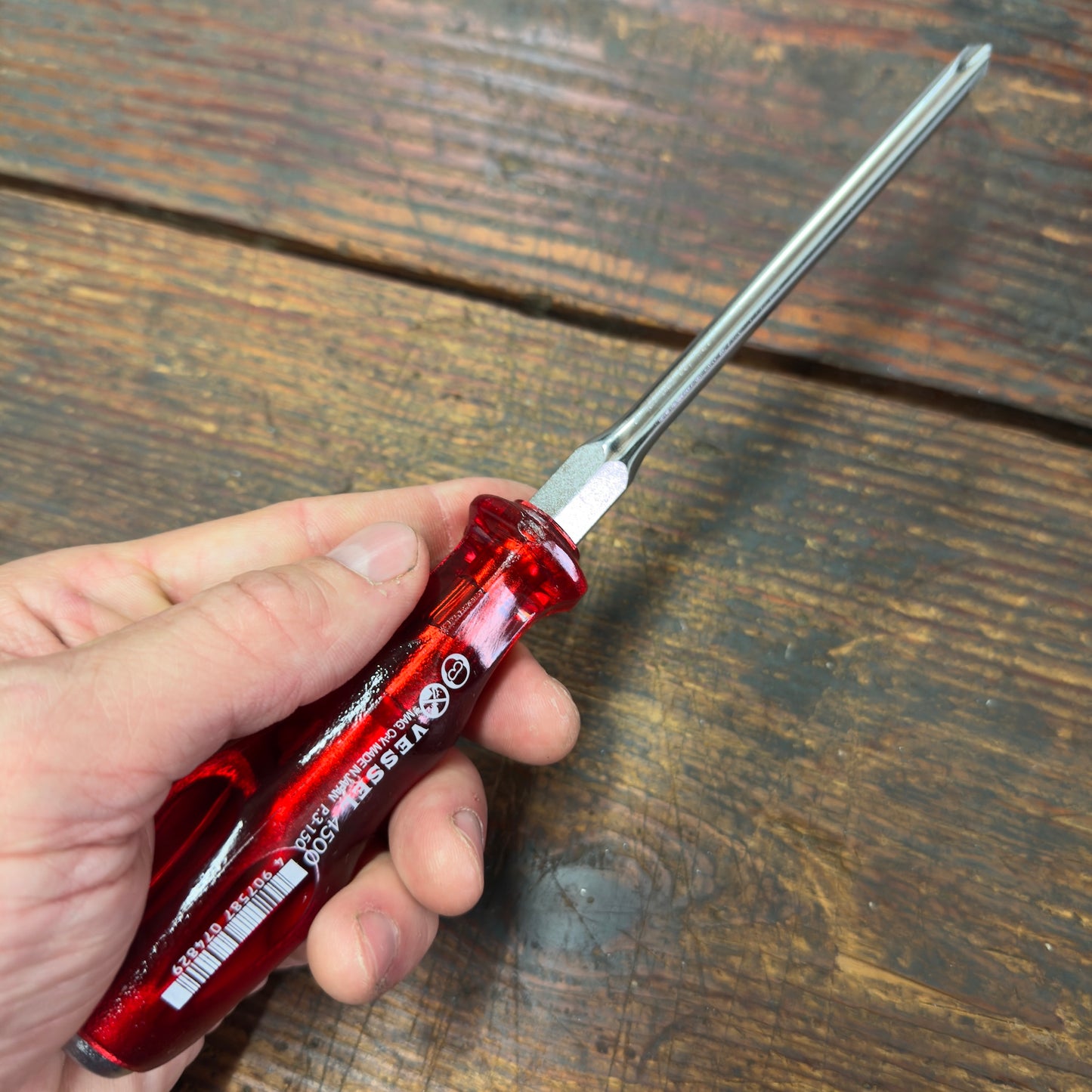 Vessel Phillips No.3 x 150mm Power Grip Screw Driver (4500P3150)