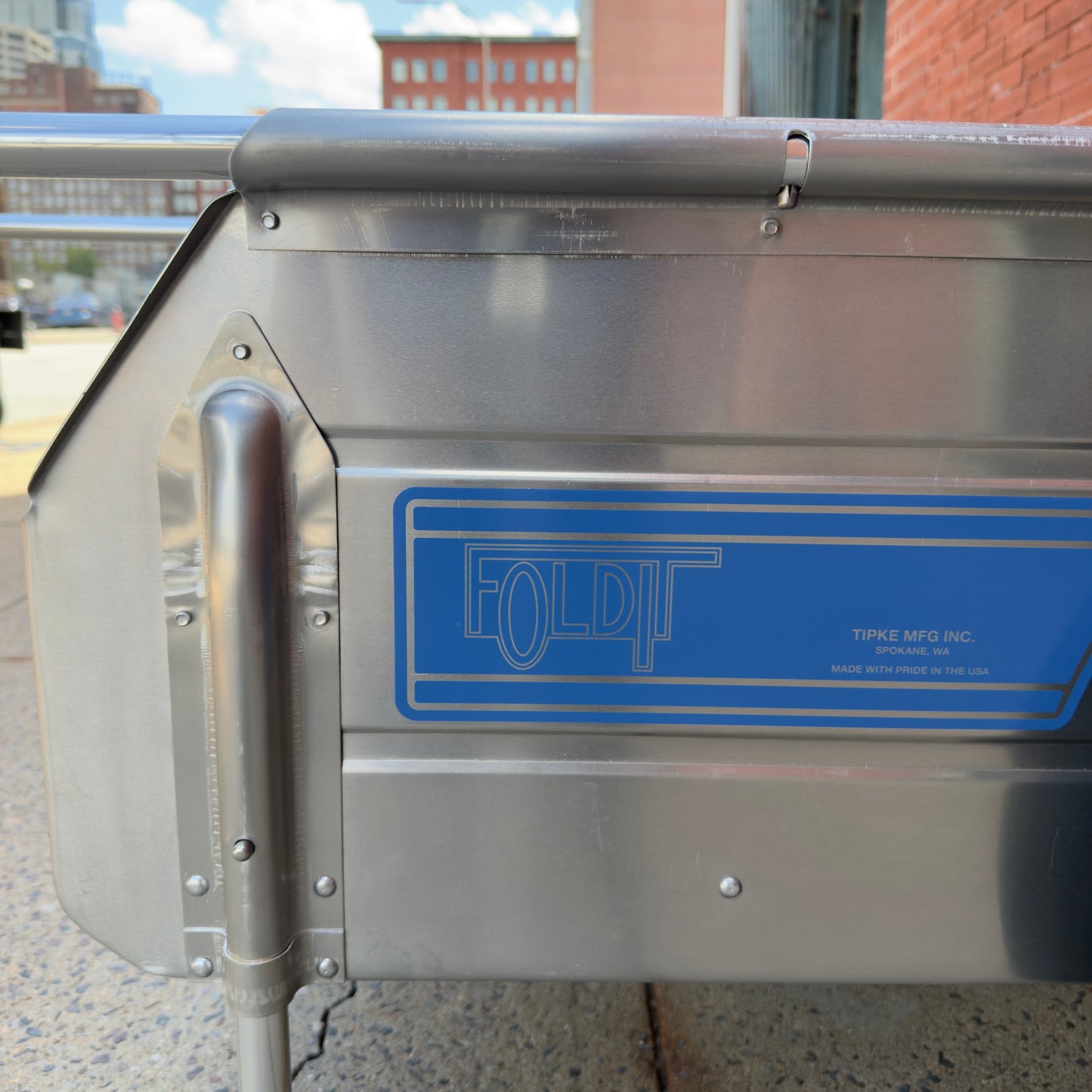 Tipke Mfg. Foldit Collapsible Garden Cart (2100-BLUE)