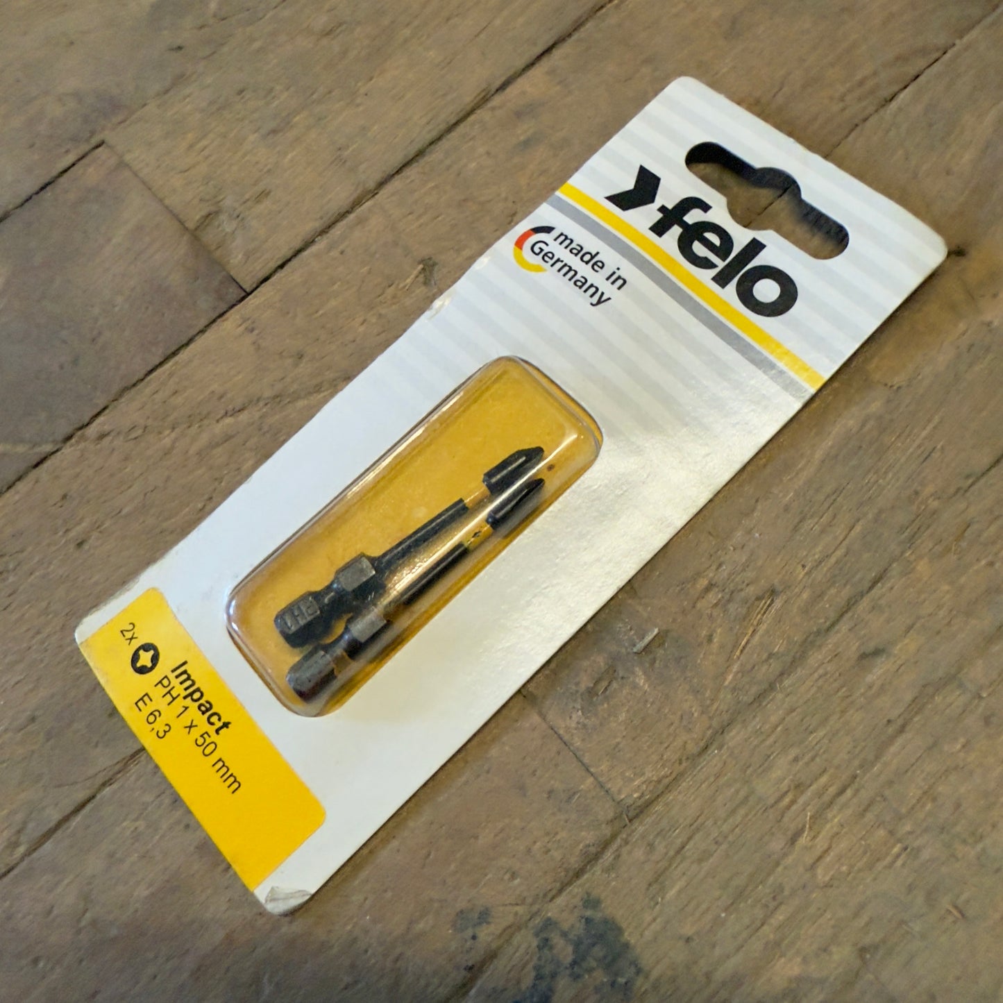 Felo Phillips #1 x 2" Impact Bits - 2pc (63439)