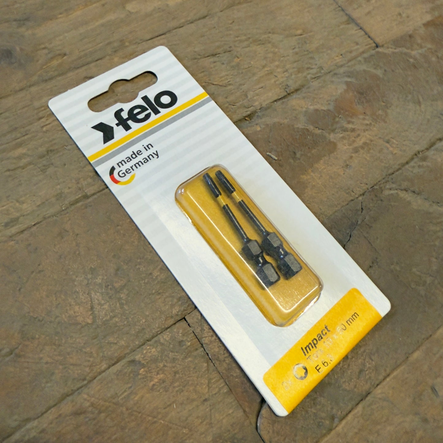 Felo Torx T10 x 2" Impact Bits - 2pc (63445)