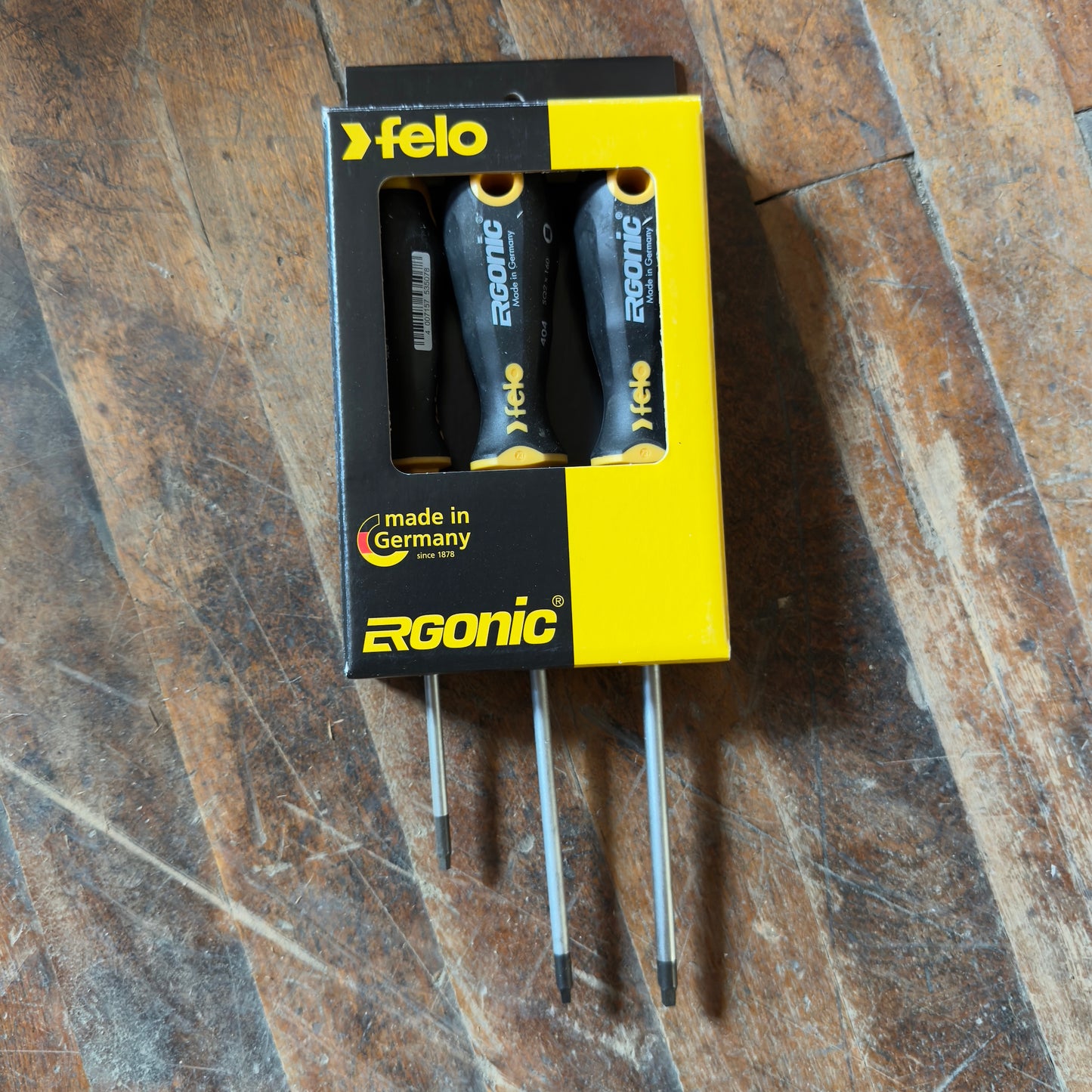 Felo Ergonomic Square Screwdriver Set #1, #2, #3 (53517)