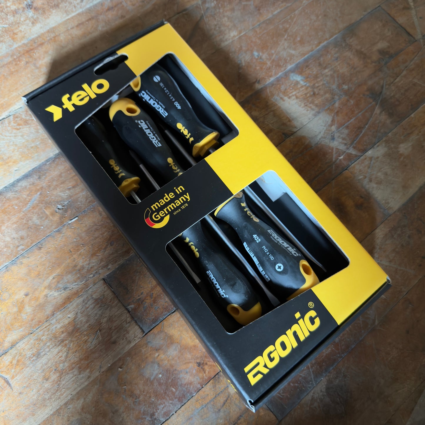 5 Piece Ergonomic Felo Screwdriver Set (53693)