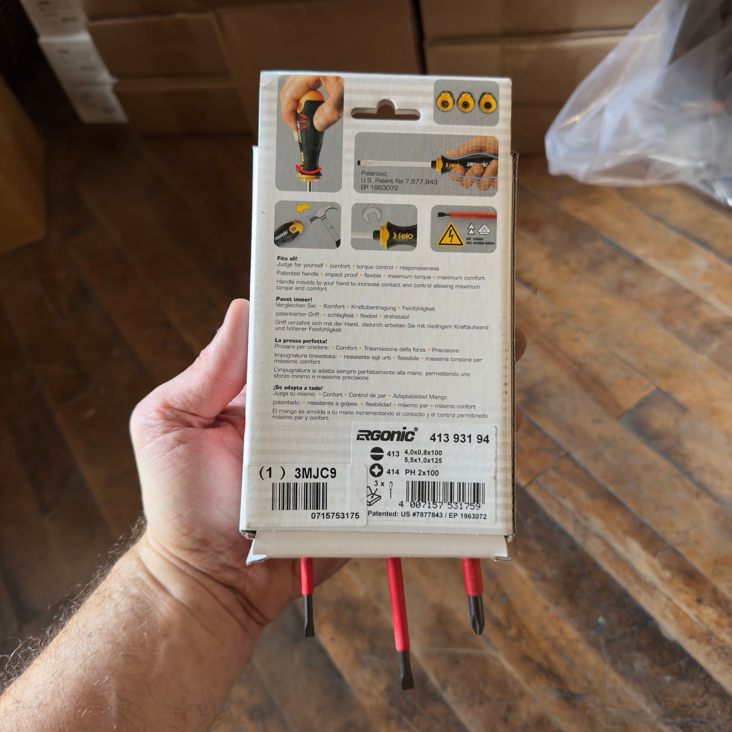 Felo Ergonomic Insulated Screwdriver Set (53175)