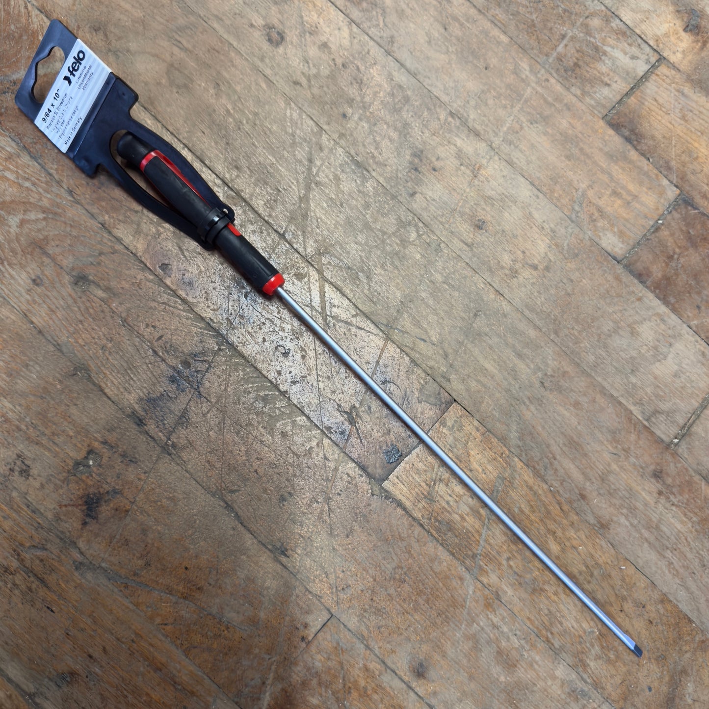 Felo Precision Slotted Screwdriver 9/64" x 10" (31758)