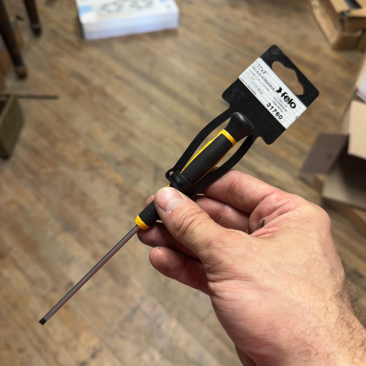 Felo Precision Slotted Screwdriver 5/32" x 4" (31760)