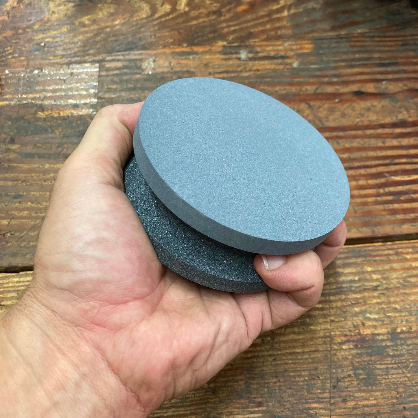 Modern Abrasive Dual Grit (120/320) Large Sharpening Puck (91024)