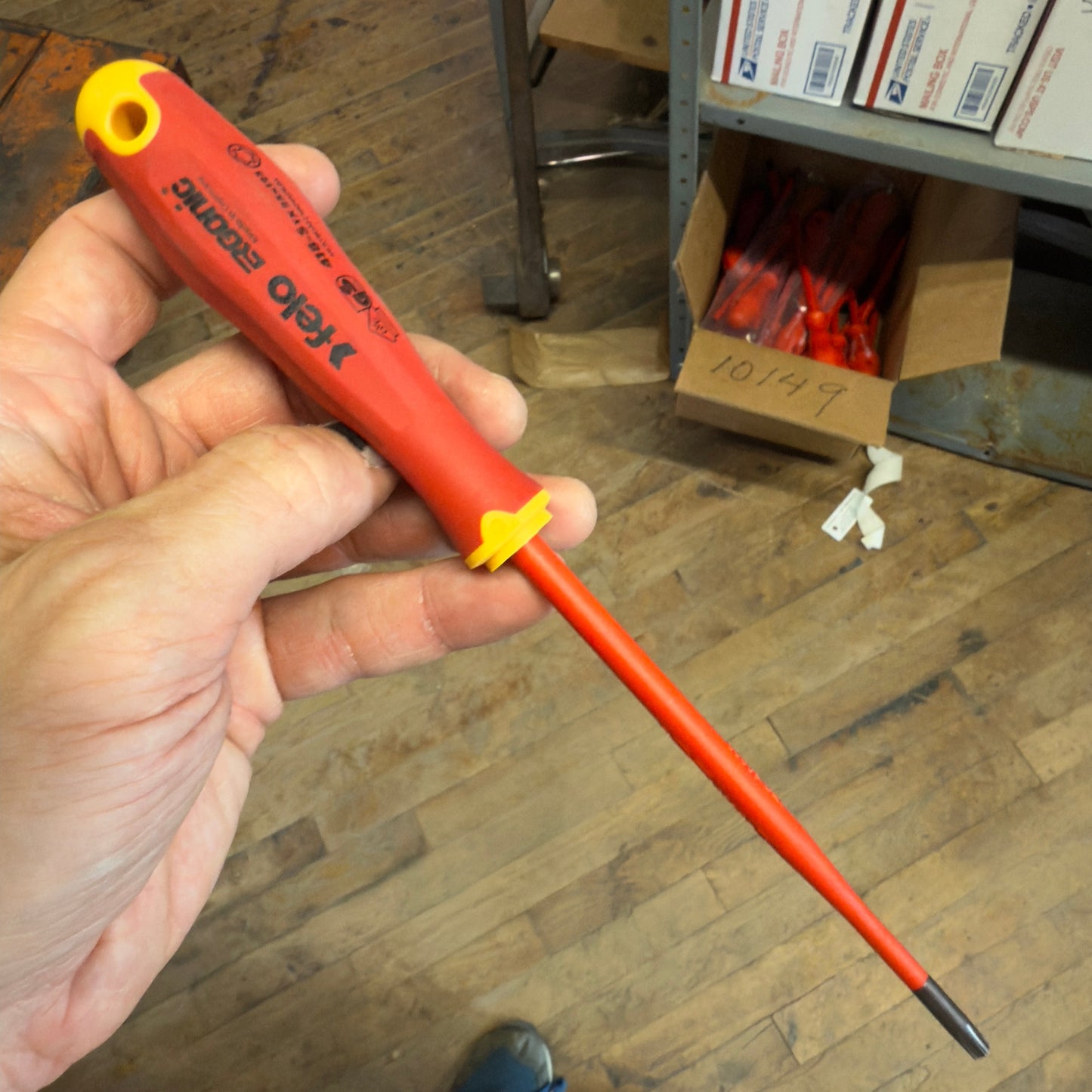 Felo E-slim Insulated Torx T25 5" Length Ergonic VDE Screwdriver (62669)