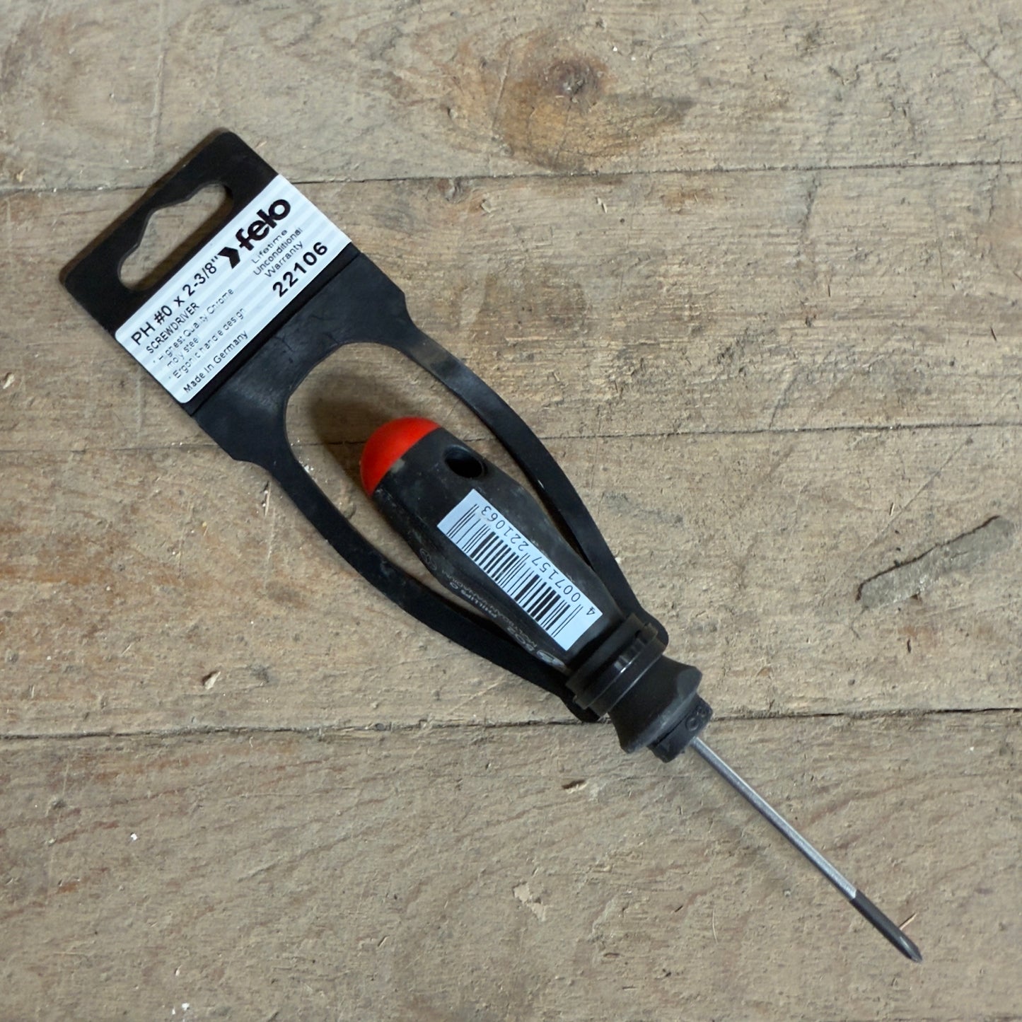 Felo Phillips #0 x 2-3/8" Screwdriver (22106)