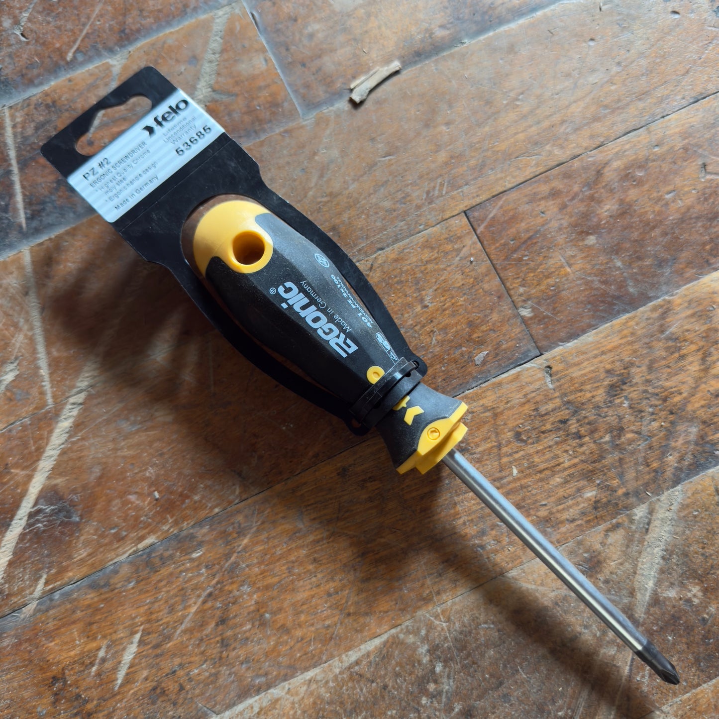 Felo Ergonic Pozidriv #2 x 4" Screwdriver (53685)