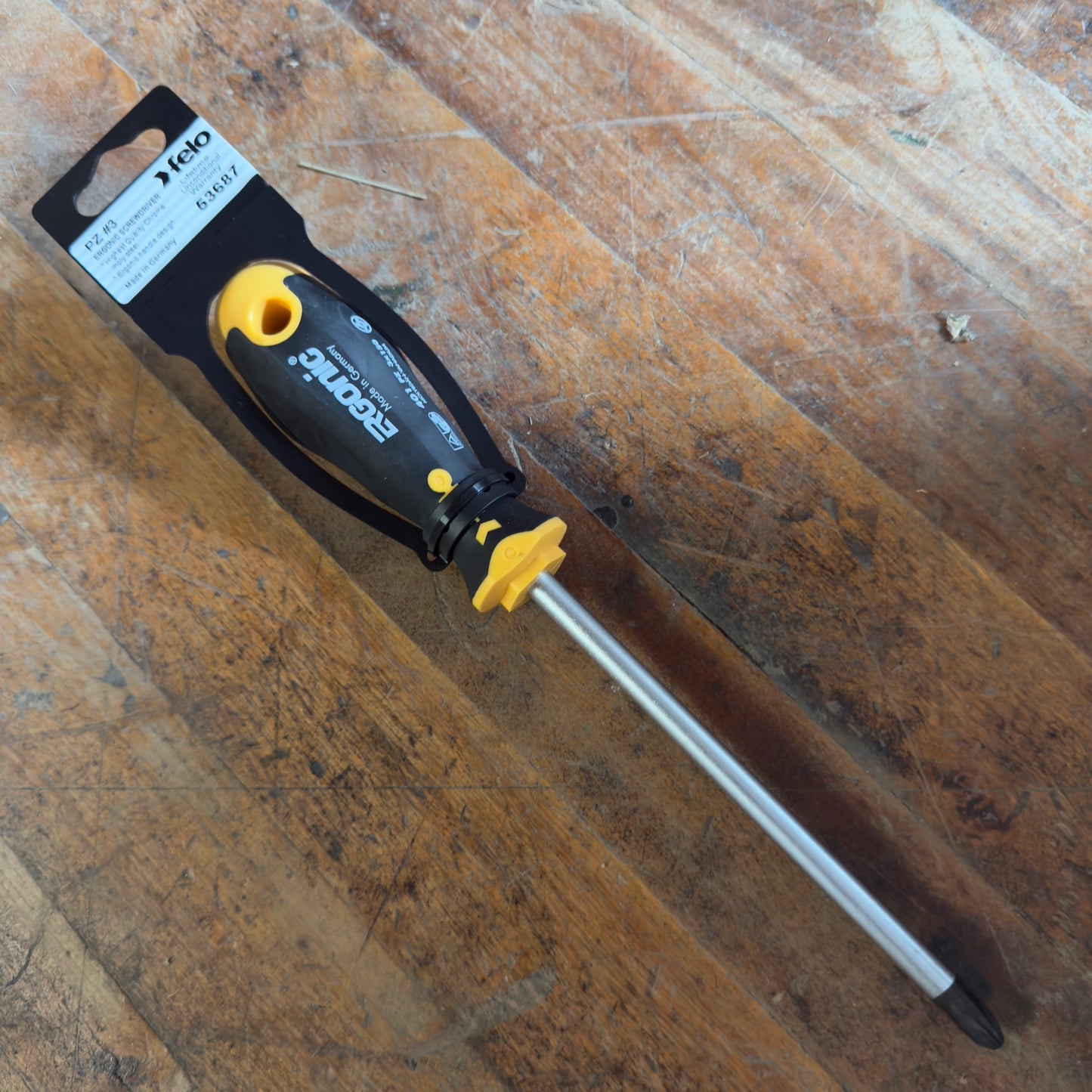 Felo Ergonic Pozidriv #3 x 6" Screwdriver (53687)