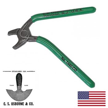 Hog Ring Pliers Curved Open Spring (1440-CO)