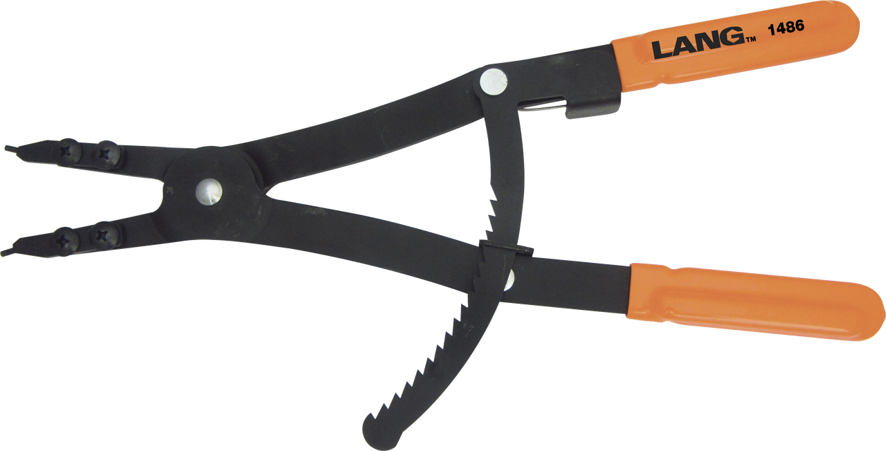 LANG External Retaining Ring Pliers - Interchangeable Tip (1486)