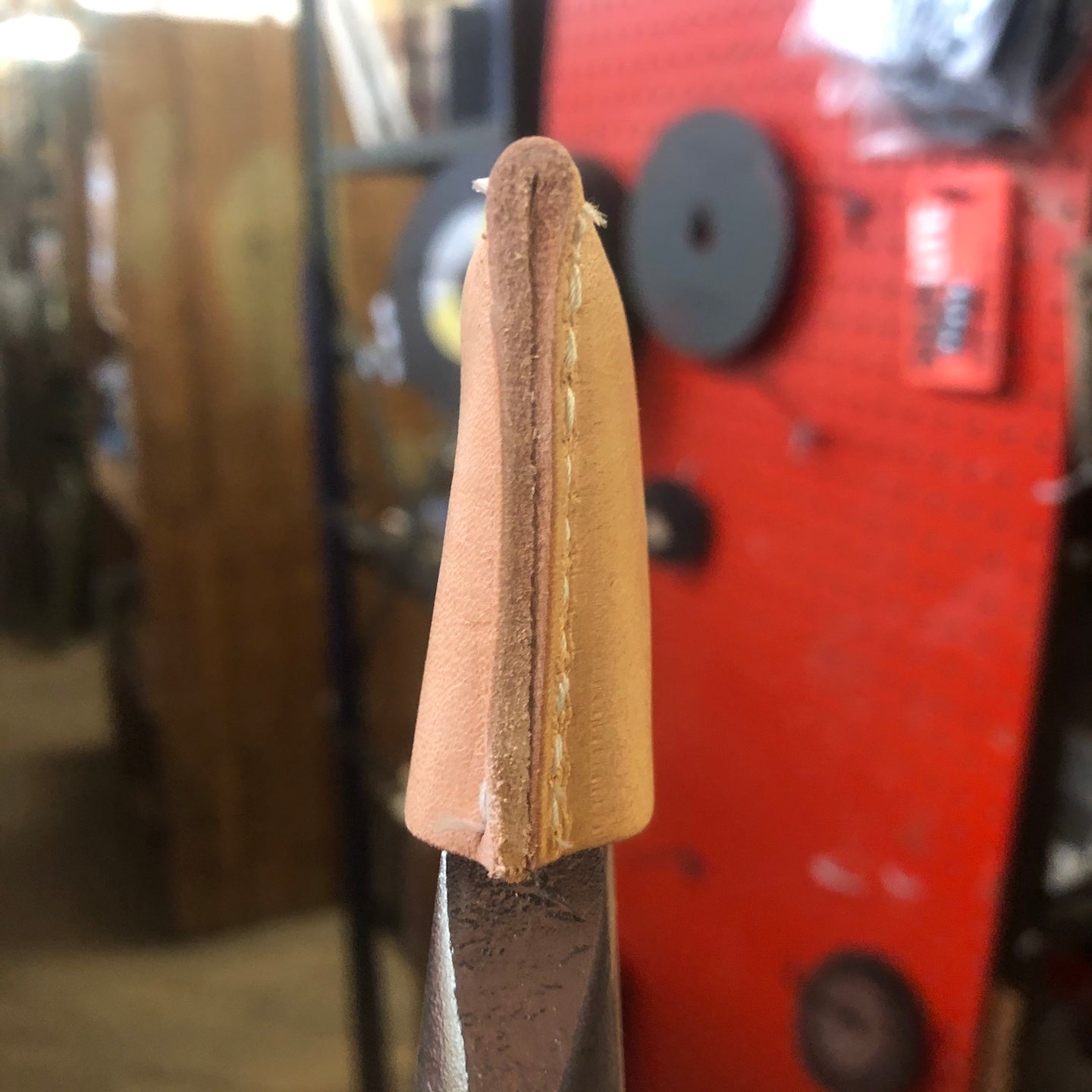 1-1/4" USA Leather Tool Tip (Chisel) Protector (NO45)