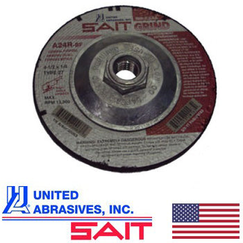 United Abrasives 4 1/2 x 1/4 x 5/8 11 arbor (20163)
