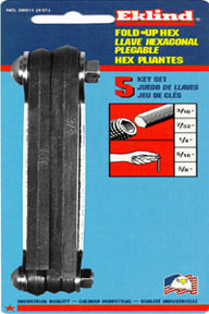 Eklind 5pc Folding Allen Wrench Set (3/16"-3/8") (20511)