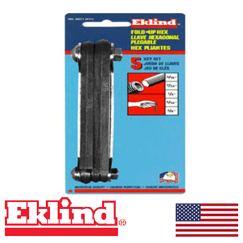 Eklind 5pc Folding Allen Wrench Set (3/16"-3/8") (20511)