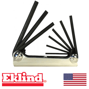 Eklind 9pc Folding Allen Wrench Set (5/64"-1/4") (20911)