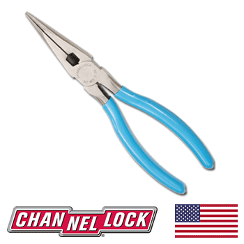 Channellock 7-1/2" Long Nose Pliers w/ Side Cutter (317)