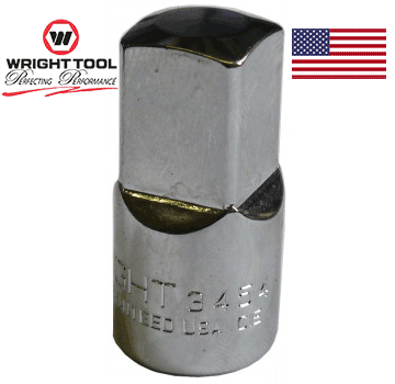 Wright 3/8 Female x 1/2 Male Socket Adaptor #3454 (3454WR)