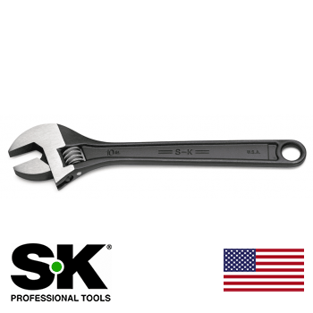 Wrench Adjustable Black Oxide 15" (SK38015)