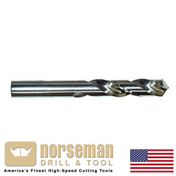 1/4" Norseman Heavy Duty Stubby Drill Bit (25680)