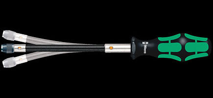 Wera 392 Flexible Shaft Bit Holding Screwdriver – 05028160001, Anti-Roll Handle